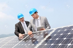 Engineers-checking-solar-panels-Consulting